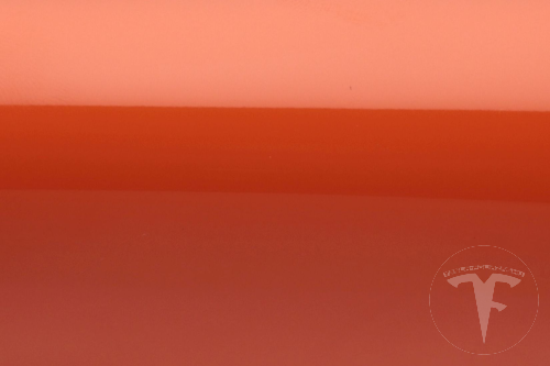 Teckwrap CG40-HD Tangerine Orange Tesla fólia bemutató kép és ár